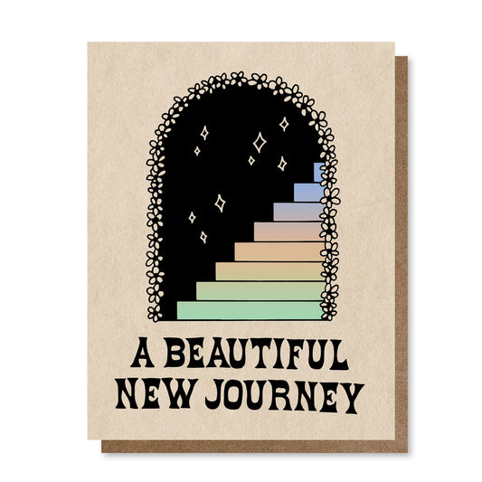 A Beautiful New Journey | Greeting Card
