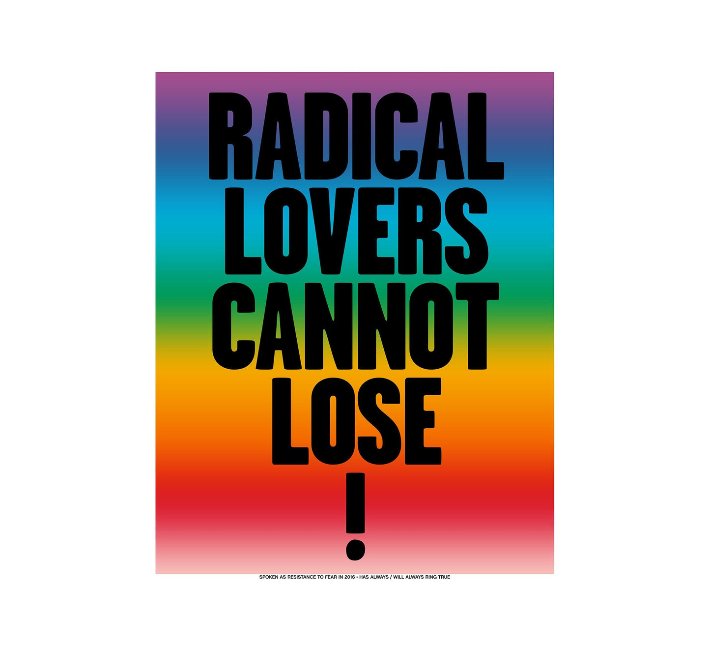 Radical Lovers Cannot Lose | 8x10 Art Print