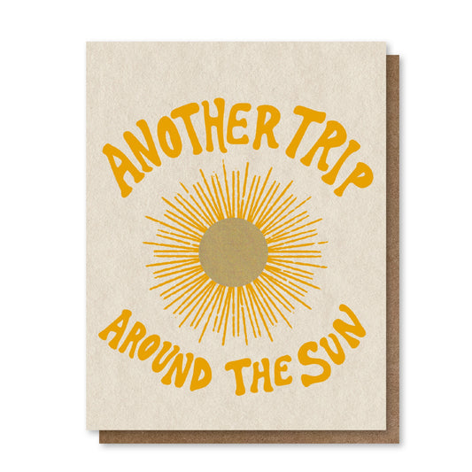 Another Trip Around The Sun | Scratch Off Greeting Card