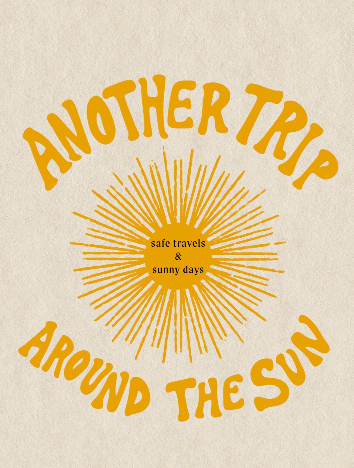 Another Trip Around The Sun | Scratch Off Greeting Card